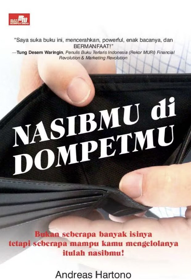 Sampul buku Nasibmu di Dompetmu karya Andreas Hartono